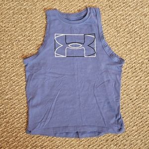 Under Armour Girls Purple Tank Top Loose